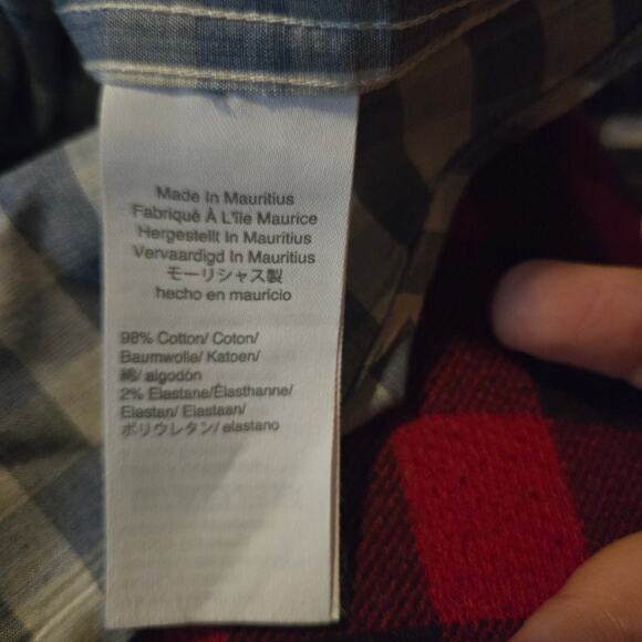 J.Crew Mercantile Flex Gingham Button-Up Shirt Small - Picture 10 of 11